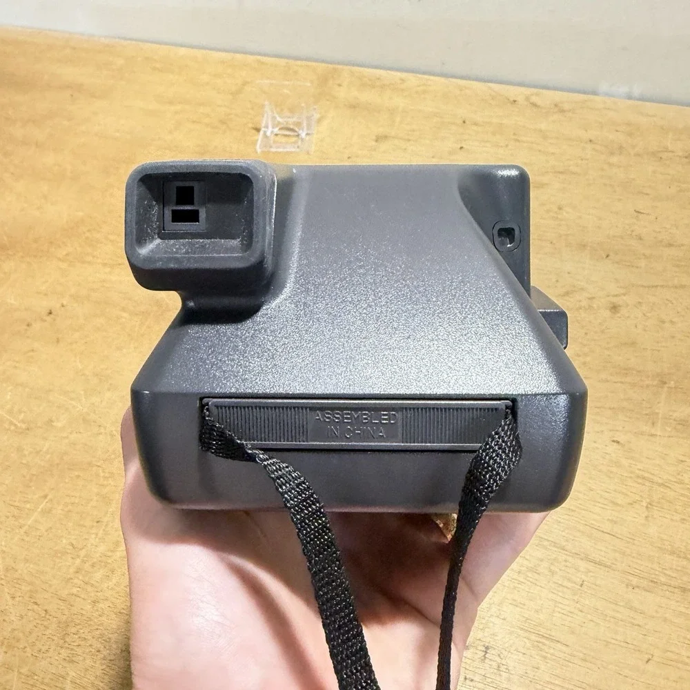 Polaroid One Step 600 Vintage Instant Film Camera with Flash Black Retro